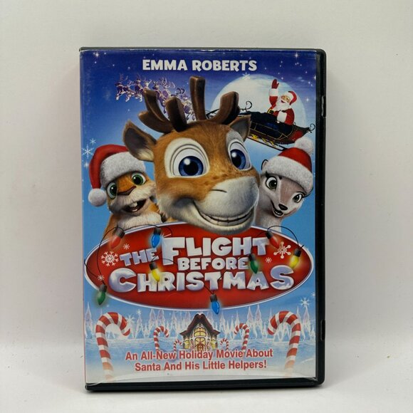 The Flight Before Christmas DVD Animated Holiday Movie Featuring Emma Roberts - Picture 1 of 3